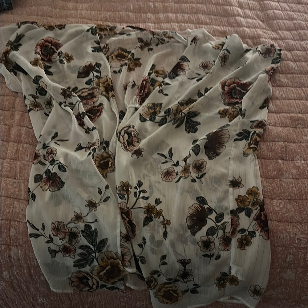 Floral Sheer Kimono
